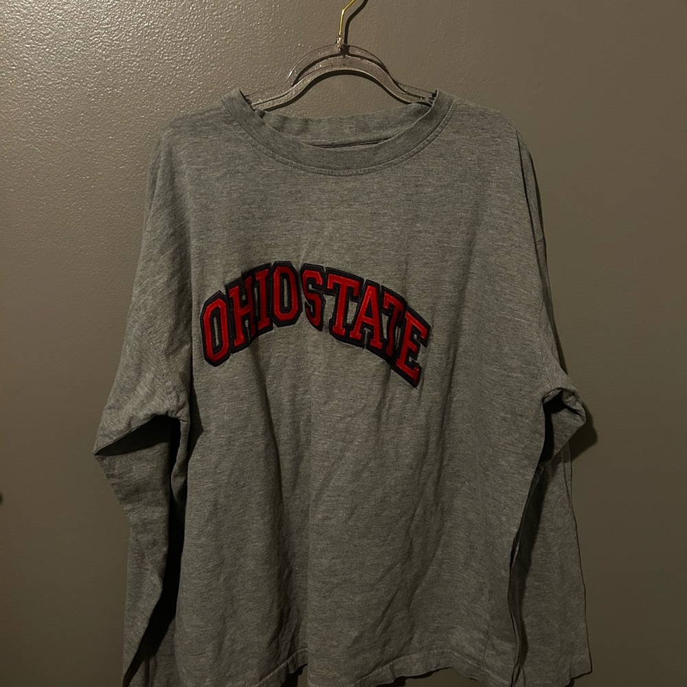 Ohio State Gray Long Sleeve Shirt
